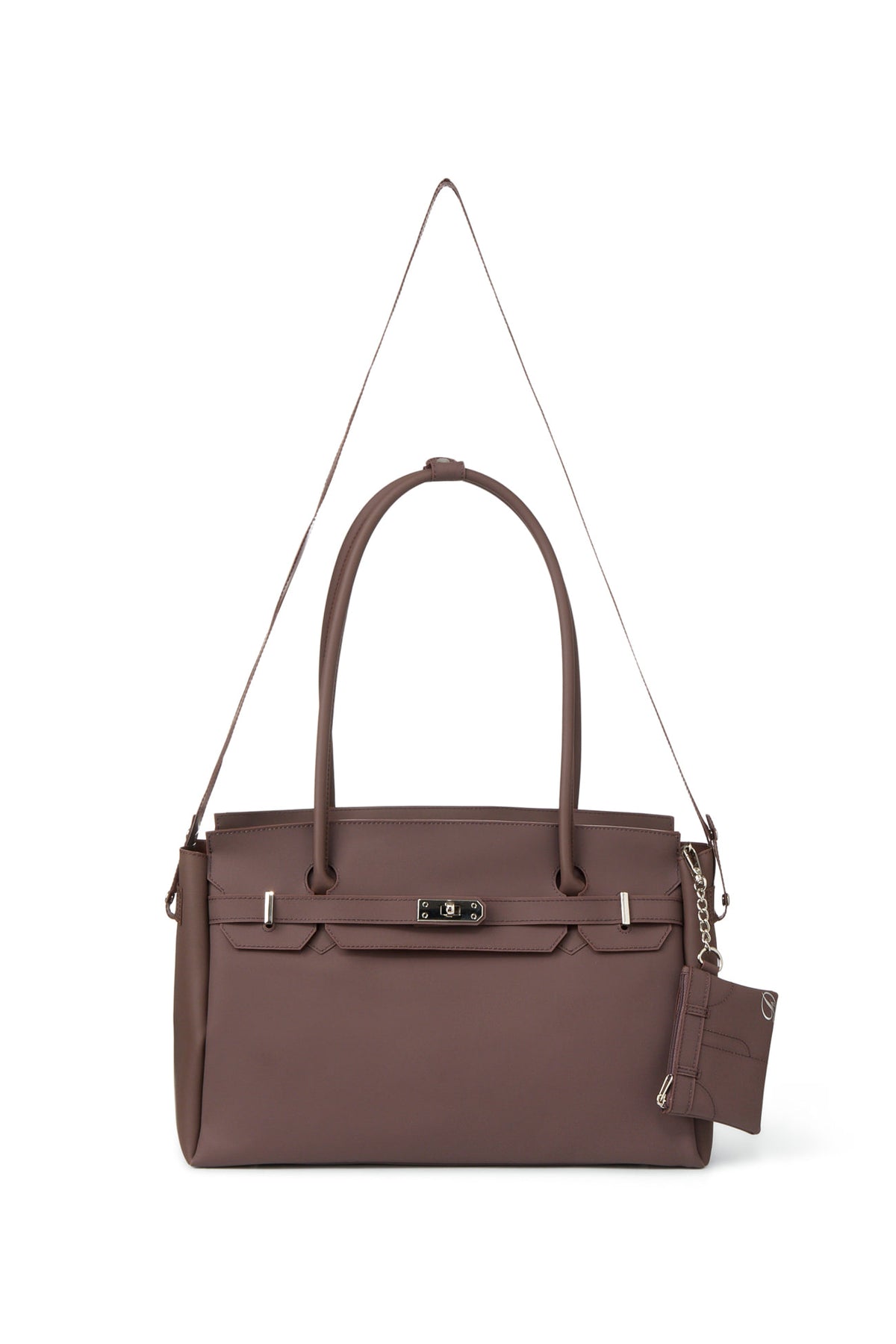 Deinet - [free Card Wallet] Jelly Two-Way Big Bag (Brown) product image 5 | TRAB K-Fashion Australia