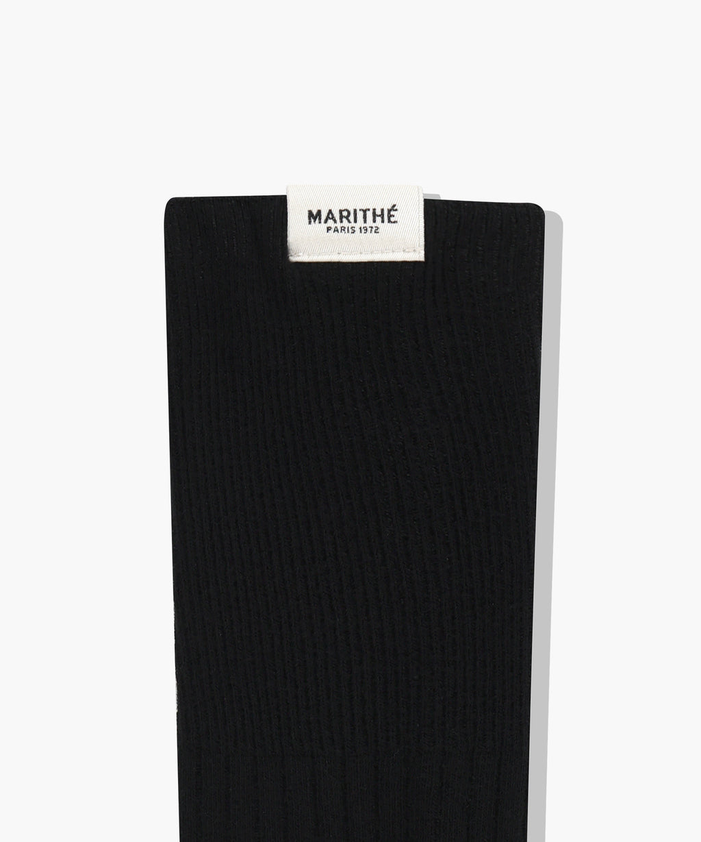 Marithe & Francois Girbaud - Over Knee Long Socks (Black) product image 3 | TRAB K-Fashion Australia