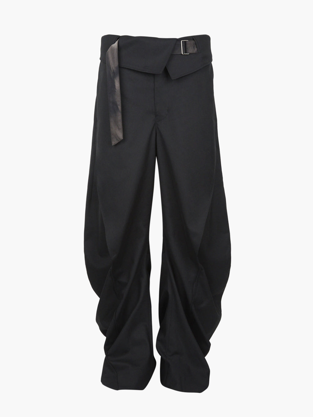 Jiyong Kim - Sun-Bleached Curved Trousers (Black) product image 11 | TRAB K-Fashion Australia
