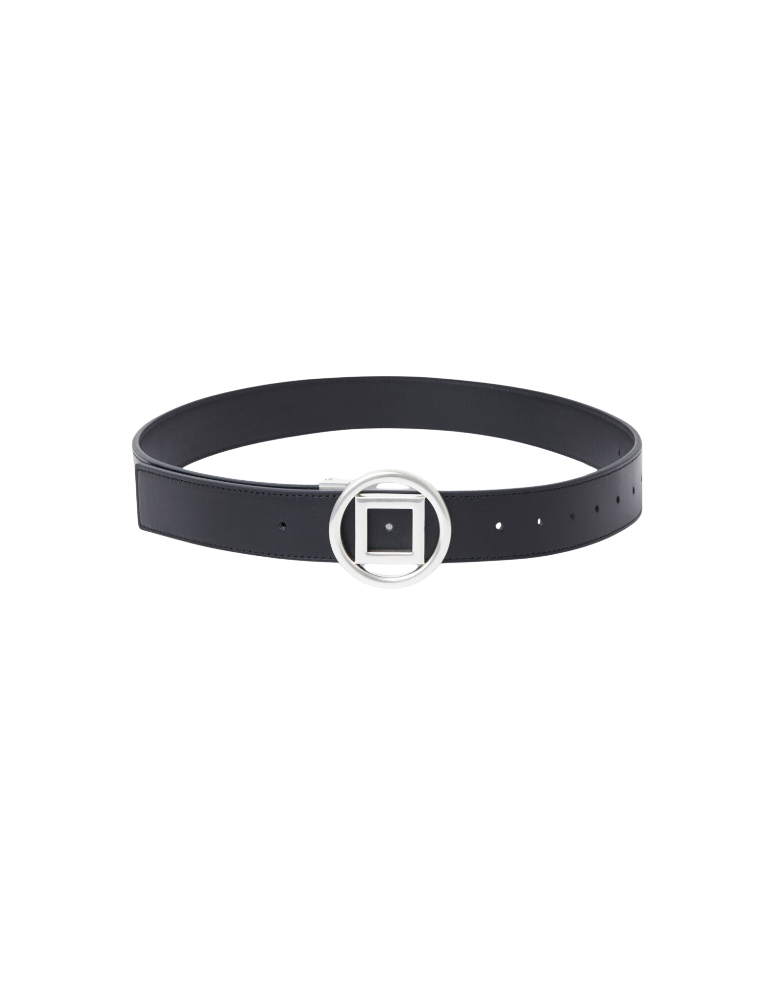 Kimhe Kim - Coin Logo Belt (Black/Silver) product image 5 | TRAB K-Fashion Australia