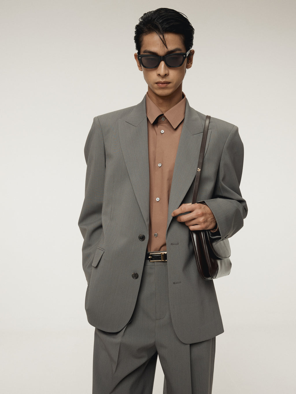Recto - Powdery Cotton Classic Shirt (Rust Pink) product image 5 | TRAB K-Fashion Australia