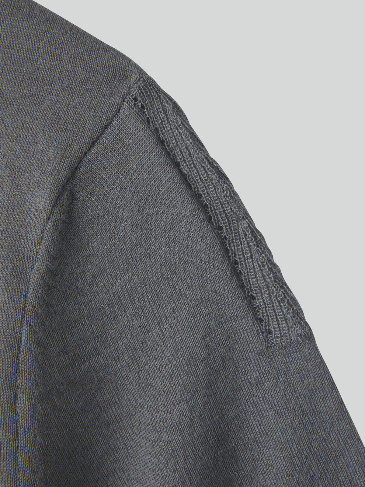 Recto - Silk-Cashmere Knit Top (Midnight Grey) product image 8 | TRAB K-Fashion Australia