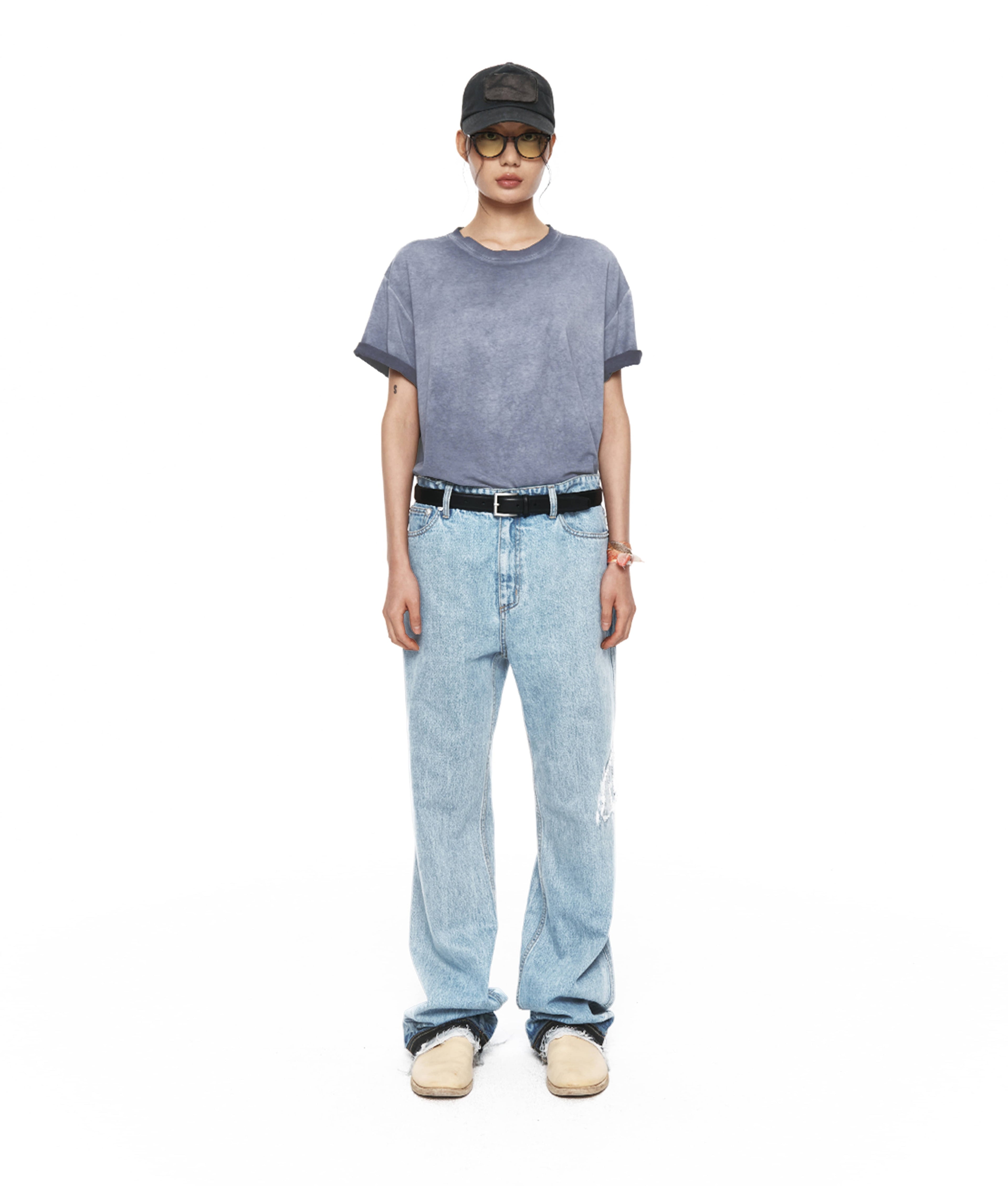 XLIM - Ep.8 03 T-Shirt (Washed Blue) product image 5 | TRAB K-Fashion Australia
