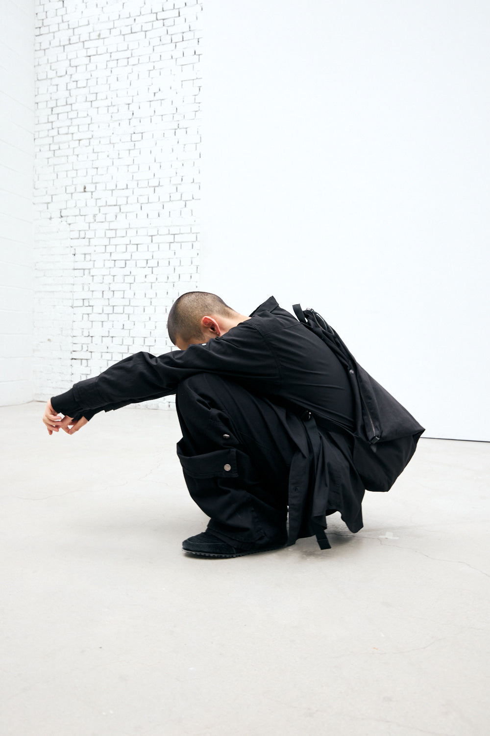 Hatchingroom - Double Sleeve Shirt (Black) product image 13 | TRAB K-Fashion Australia