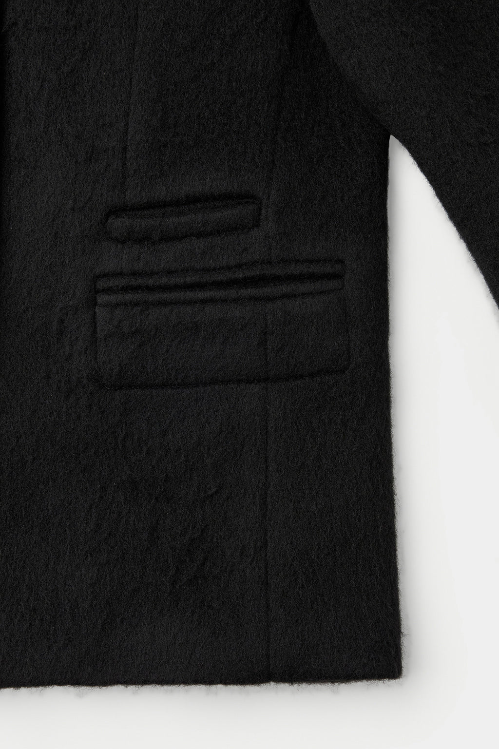 Coor - Hairy Double Welt Pocket Blazer (Black) product image 7 | TRAB K-Fashion Australia