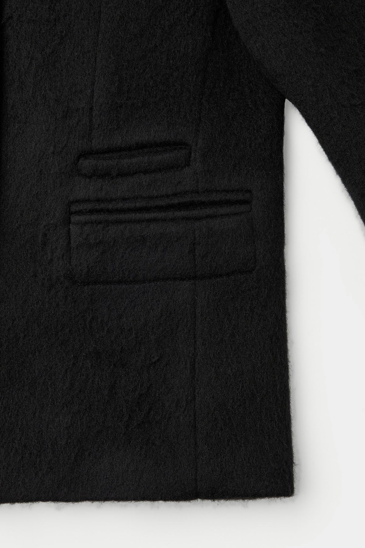 Coor - Hairy Double Welt Pocket Blazer (Black) product image 7 | TRAB K-Fashion Australia