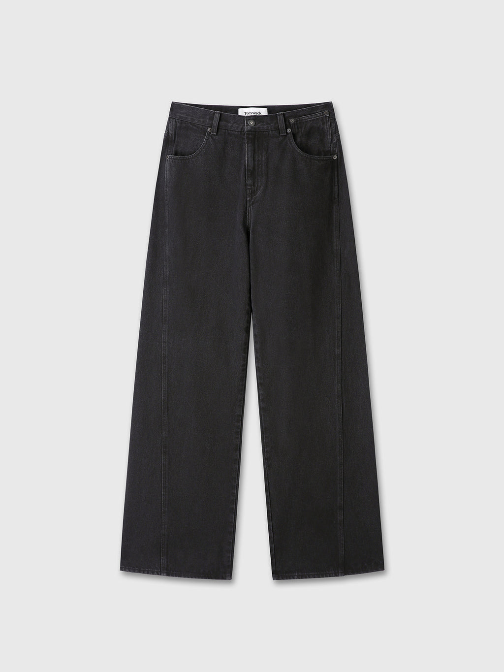 Tonywack - Oversized Wide-Leg Denim Jeans (Black) product image 7 | TRAB K-Fashion Australia