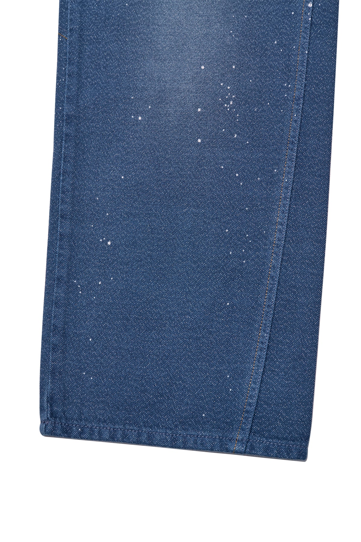 Matin Kim - Back Line Point Soft Shiny Denim Pants (Blue) product image 5 | TRAB K-Fashion Australia