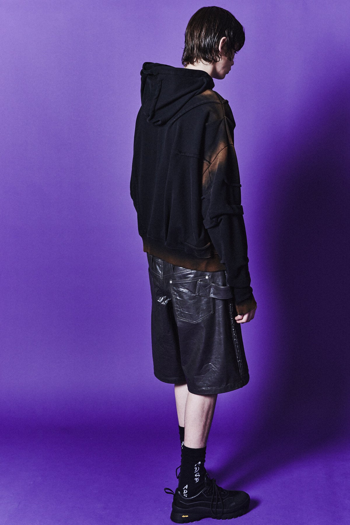 Andersson Bell - Mardro Gradient Hoodie (Black) product image 2 | TRAB K-Fashion Australia