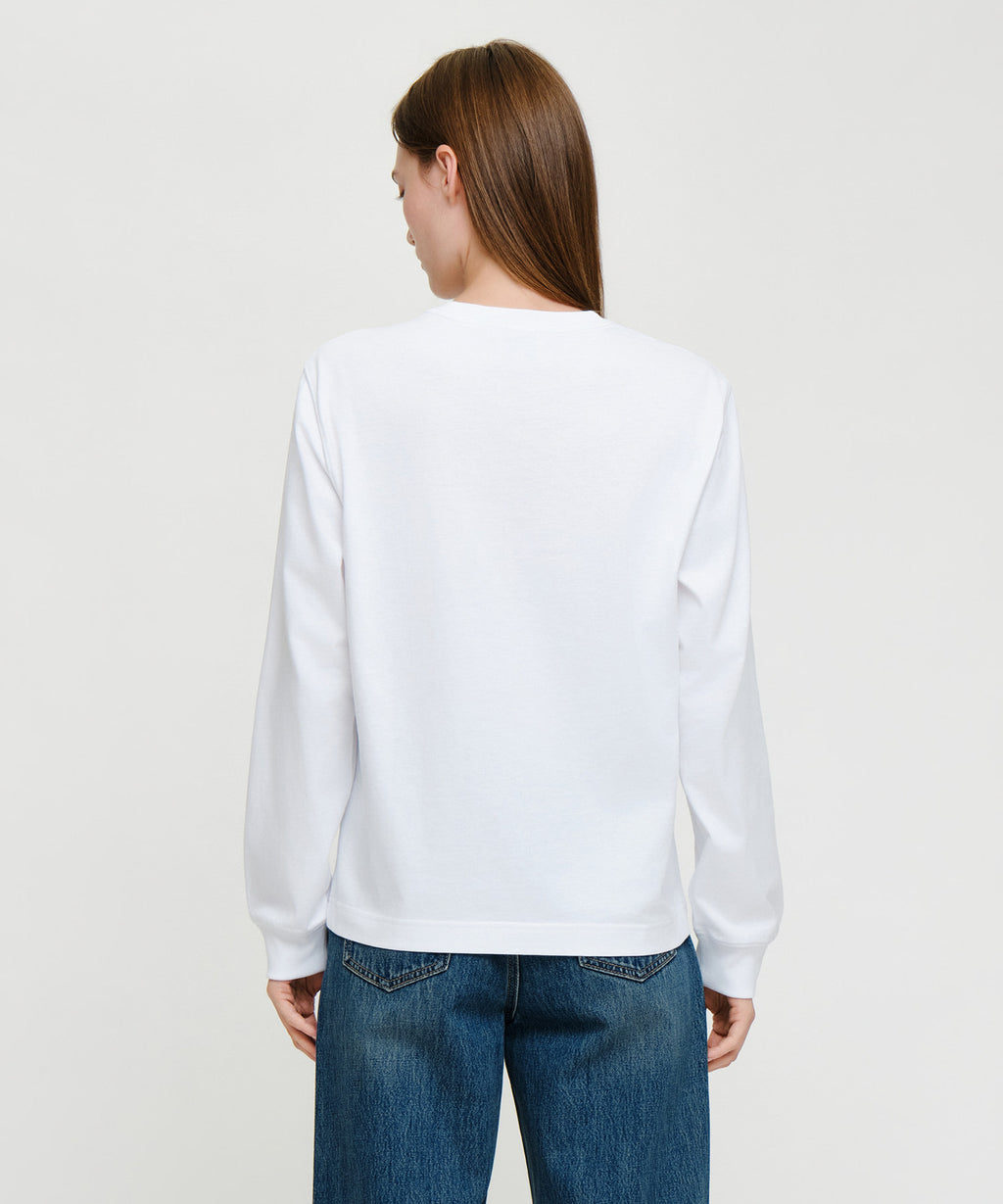 Marithe & Francois Girbaud - Seoul Exclusive Graphic Long Sleeve Tee (White) product image 3 | TRAB K-Fashion Australia