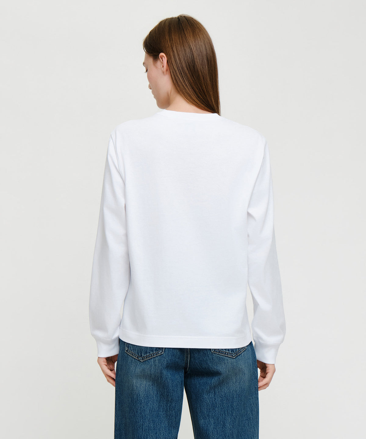Marithe & Francois Girbaud - Seoul Exclusive Graphic Long Sleeve Tee (White) product image 3 | TRAB K-Fashion Australia