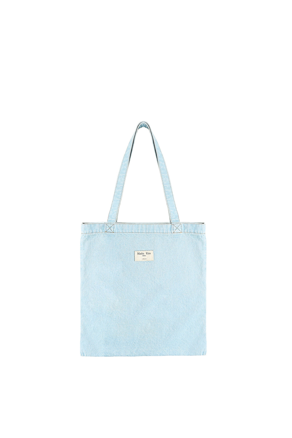 Matin Kim - Matin Stitch Denim Ecobag (Sky) product image 2 | TRAB K-Fashion Australia