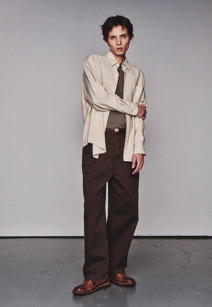 Art if acts - Wrinkle Rayon Shirt (French Beige) product image 4 | TRAB K-Fashion Australia