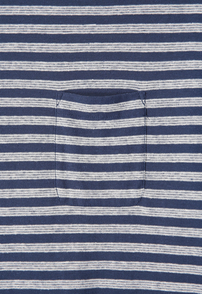 Art if acts - Linen Stripe Pocket Tee (Navy) product image 9 | TRAB K-Fashion Australia