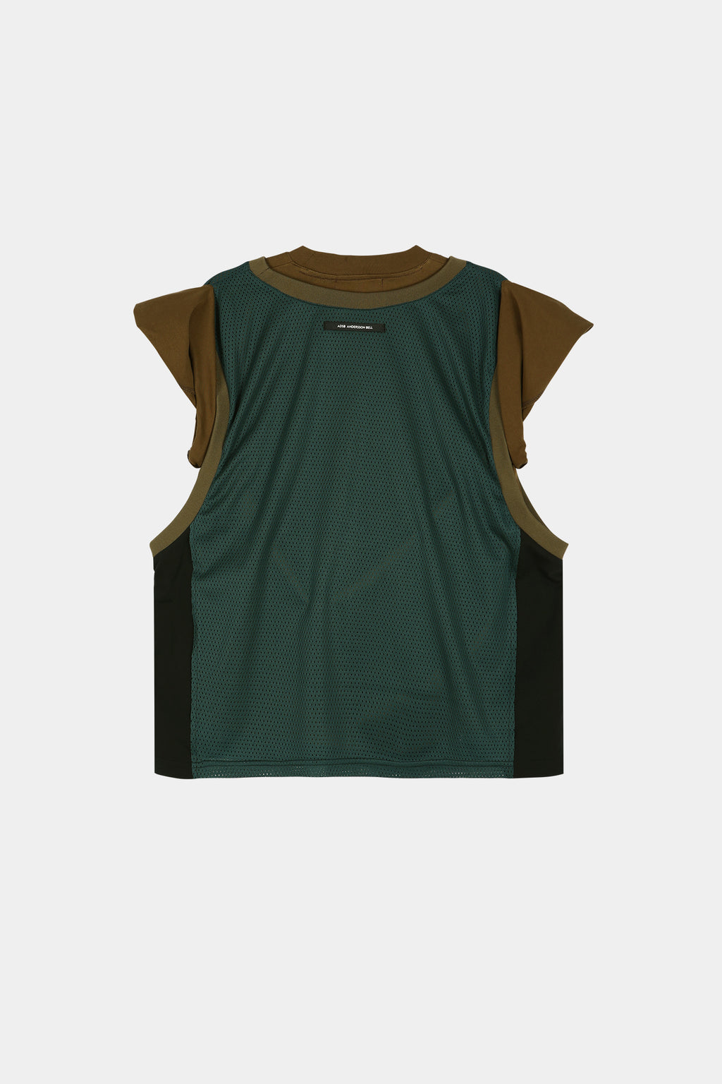 Andersson Bell - Basketball Jersey Layered Roll Up T-Shirt (Khaki/Green) product image 9 | TRAB K-Fashion Australia