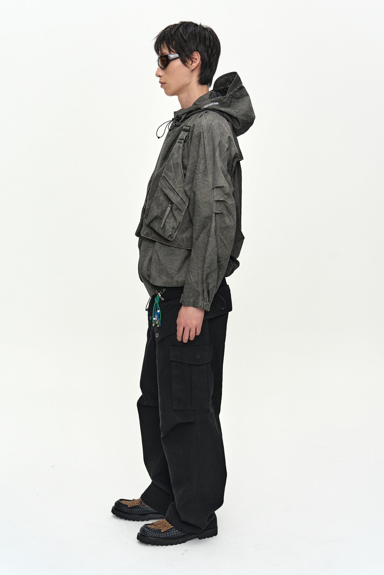 Andersson Bell - Tie-Dyed Vest Backpack (Anthracite) product image 4 | TRAB K-Fashion Australia