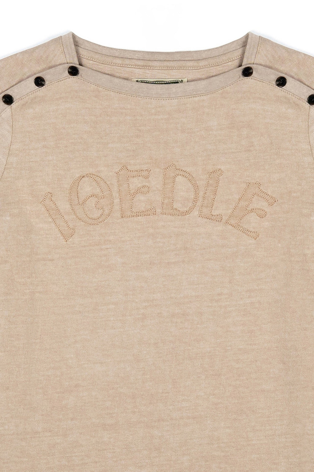 Ioedle - Closure Logo Boat Neck T-Shirt Yellow (Brown) product image 4 | TRAB K-Fashion Australia