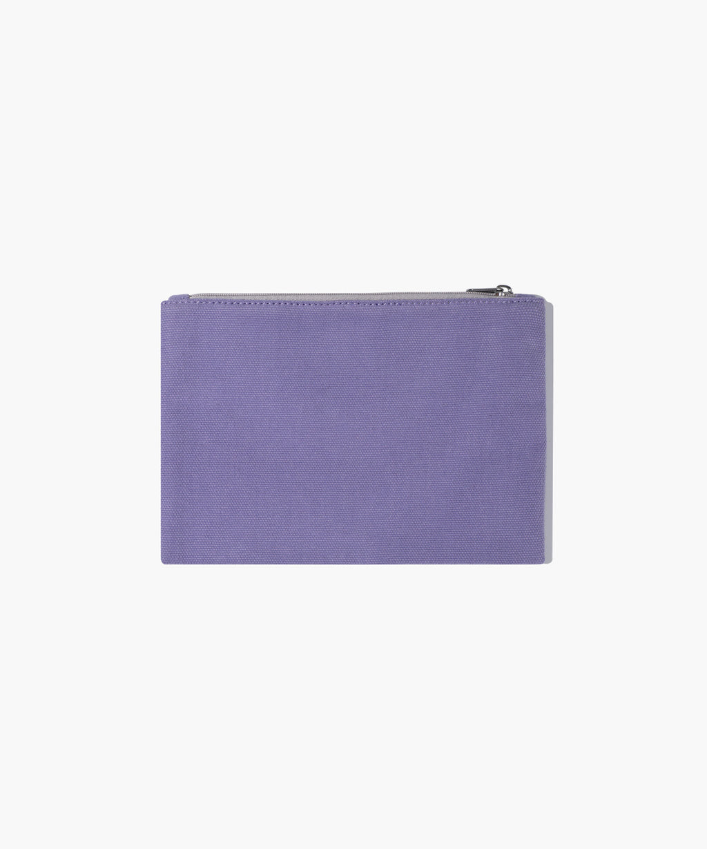 Marithe & Francois Girbaud - Classic Logo Color Cotton Pouch (Light Purple) product image 2 | TRAB K-Fashion Australia