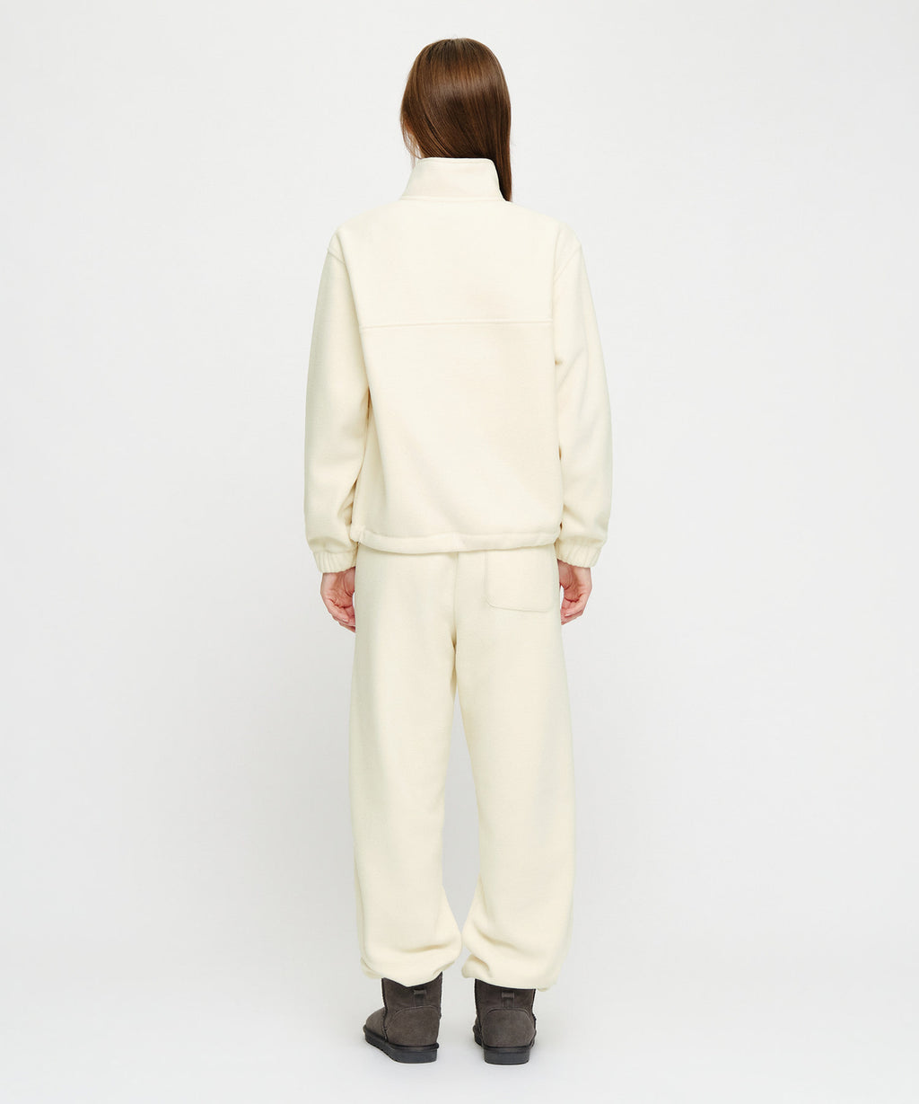 Marithe & Francois Girbaud - Classic Logo Fleece Joggers (Ivory) product image 4 | TRAB K-Fashion Australia