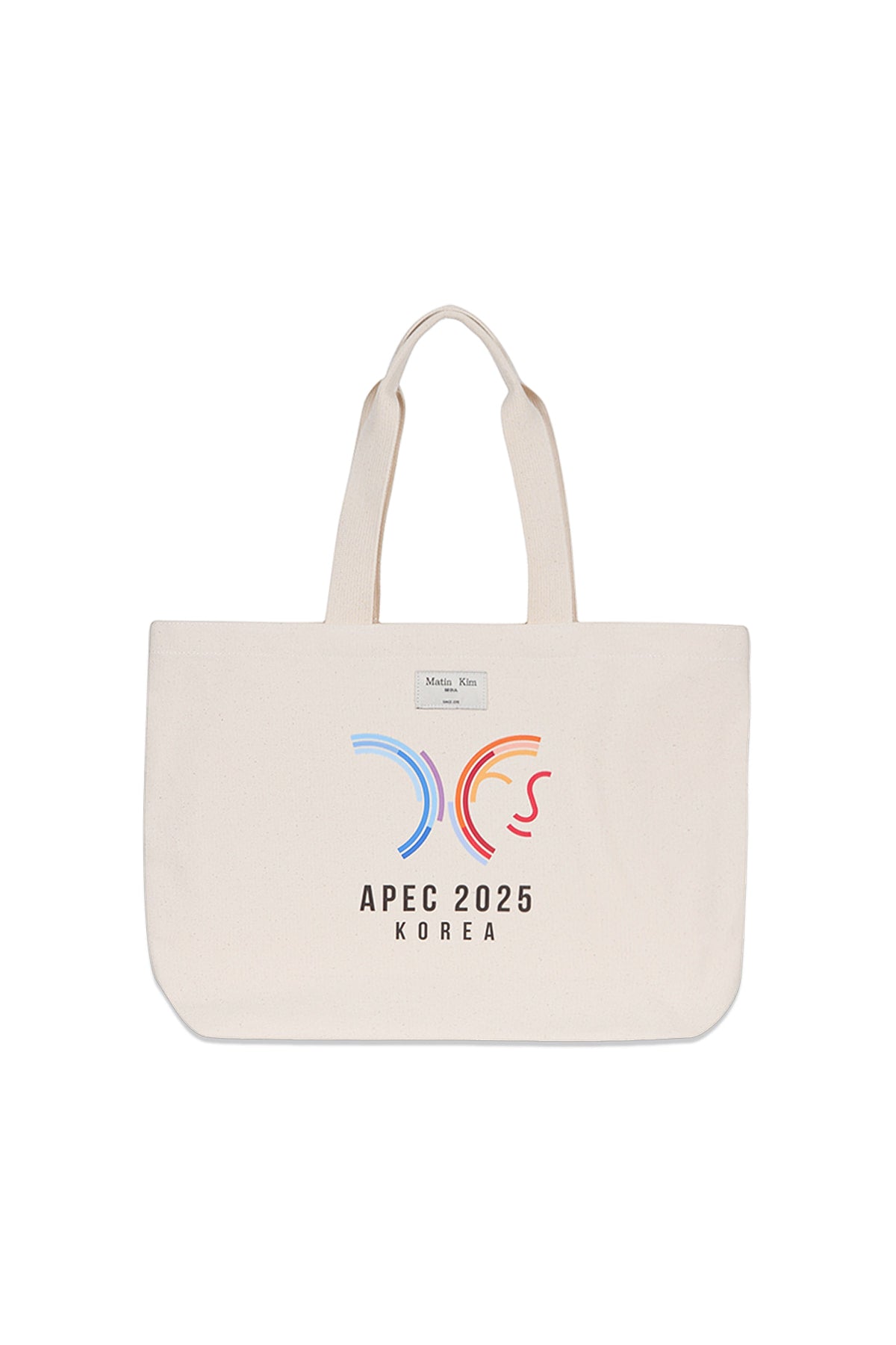 Matin Kim - Apec Hangeul Logo Ecobag (Ivory) product image 2 | TRAB K-Fashion Australia