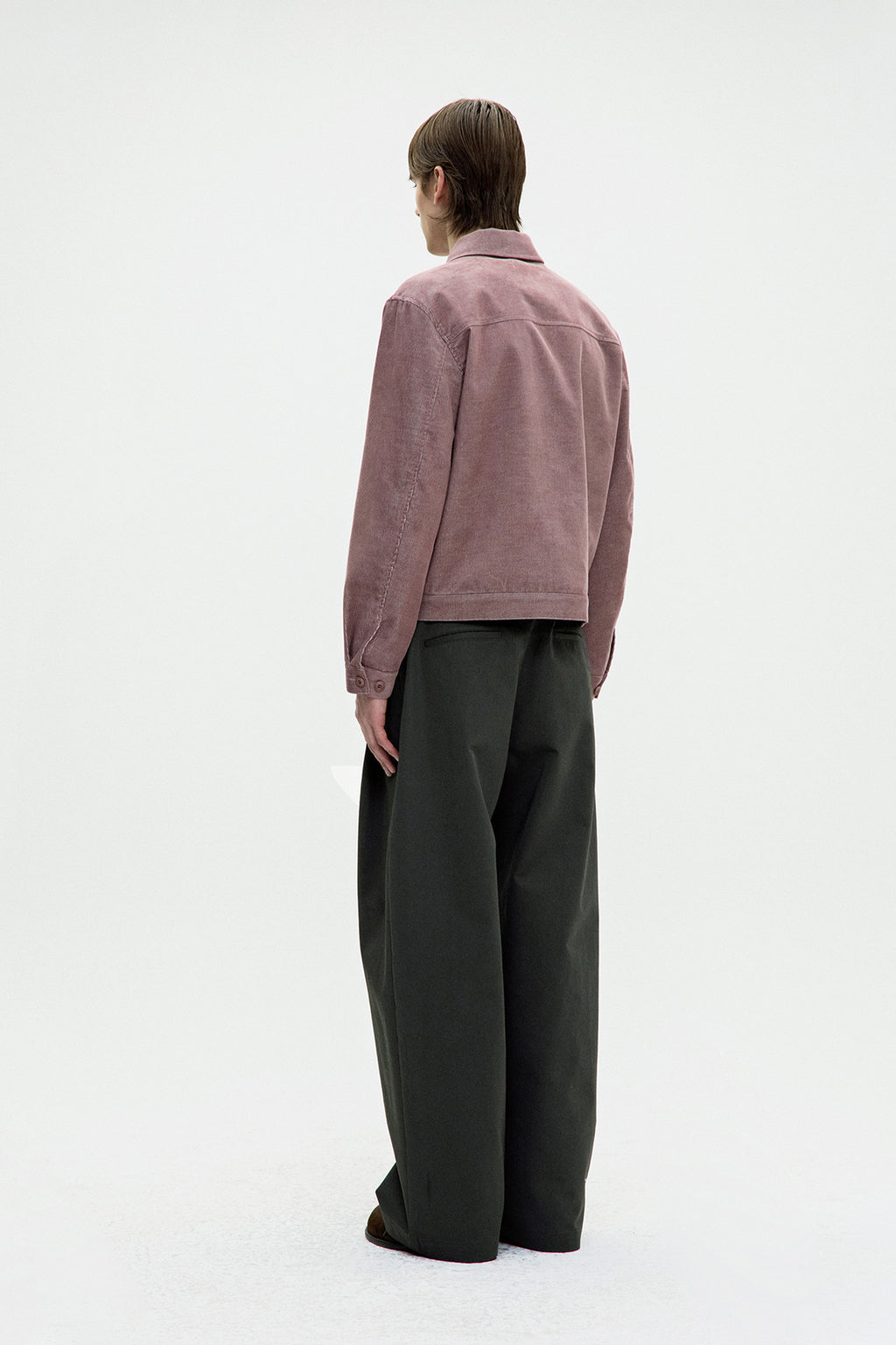 Coor - Cinched Side Heavy Chino Pants (Charcoal) product image 4 | TRAB K-Fashion Australia