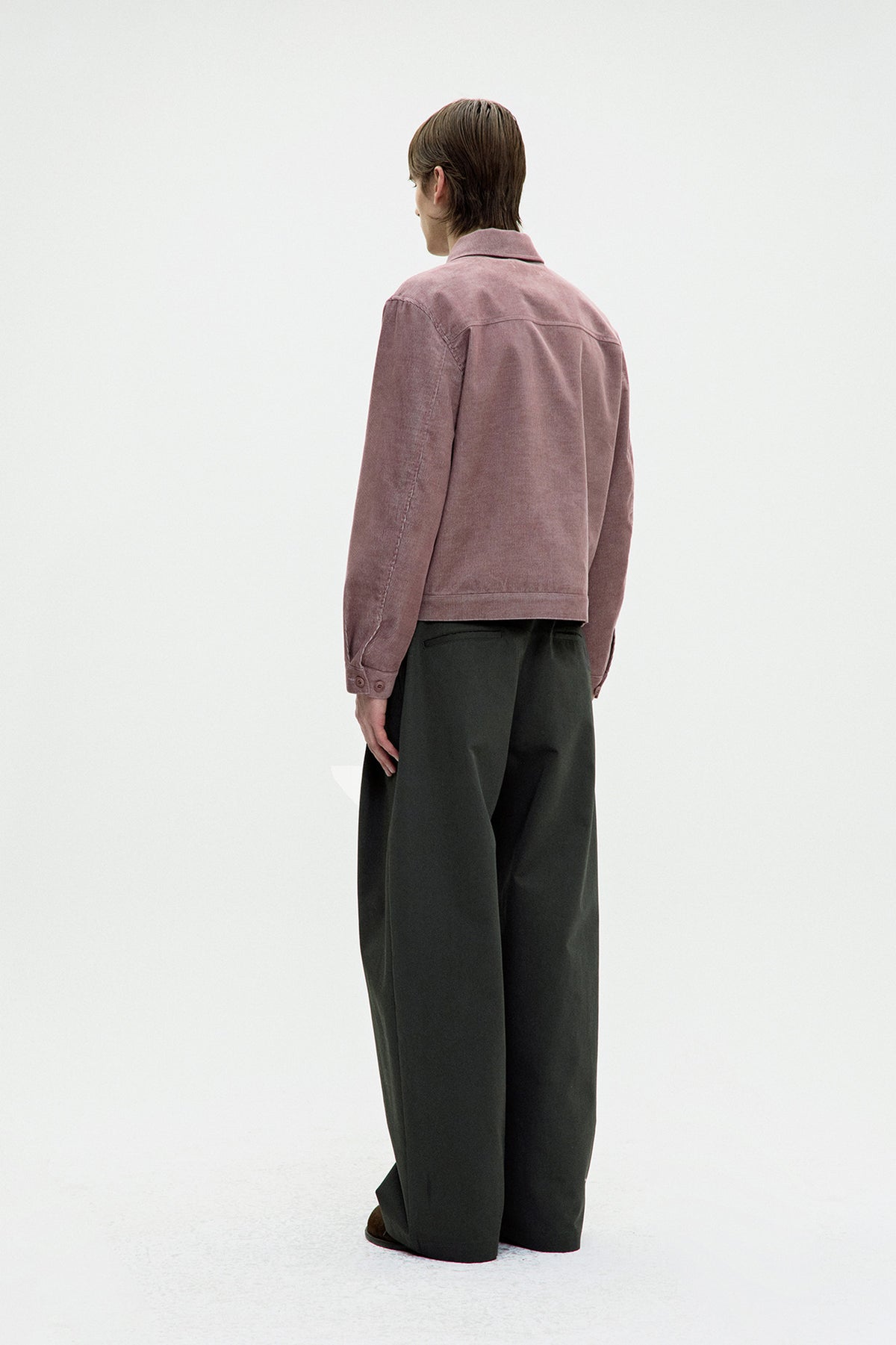 Coor - Cinched Side Heavy Chino Pants (Charcoal) product image 4 | TRAB K-Fashion Australia