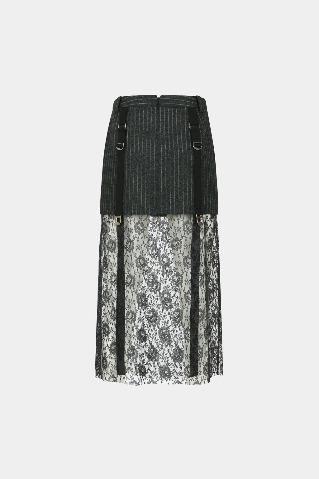 Andersson Bell - Parachute Gear Wool Skirt (Grey) product image 9 | TRAB K-Fashion Australia