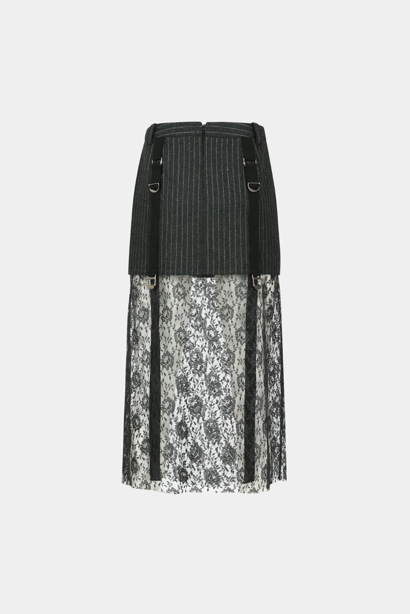Andersson Bell - Parachute Gear Wool Skirt (Grey) product image 9 | TRAB K-Fashion Australia