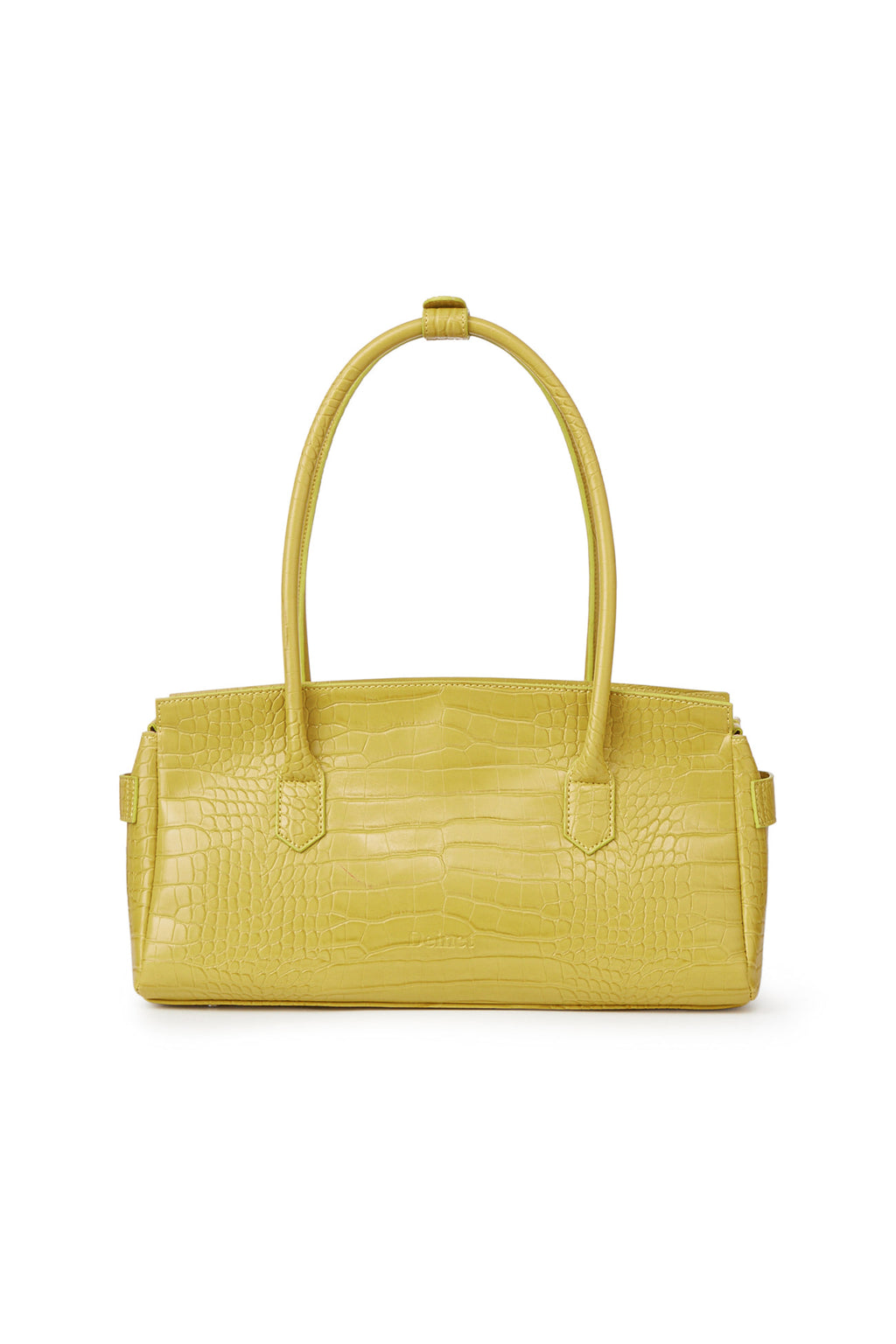 Deinet - Crocodile Pattern Two-Way Bag (Mustard) product image 3 | TRAB K-Fashion Australia