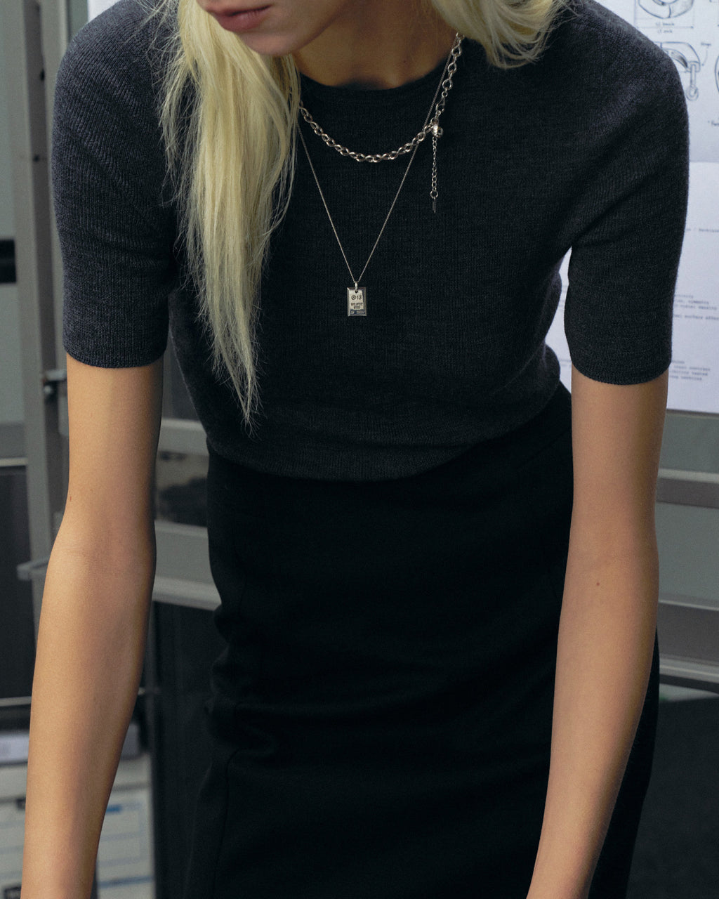 Numbering - Linked Necklace with Ball Charm #5790 product image 3 | TRAB K-Fashion Australia