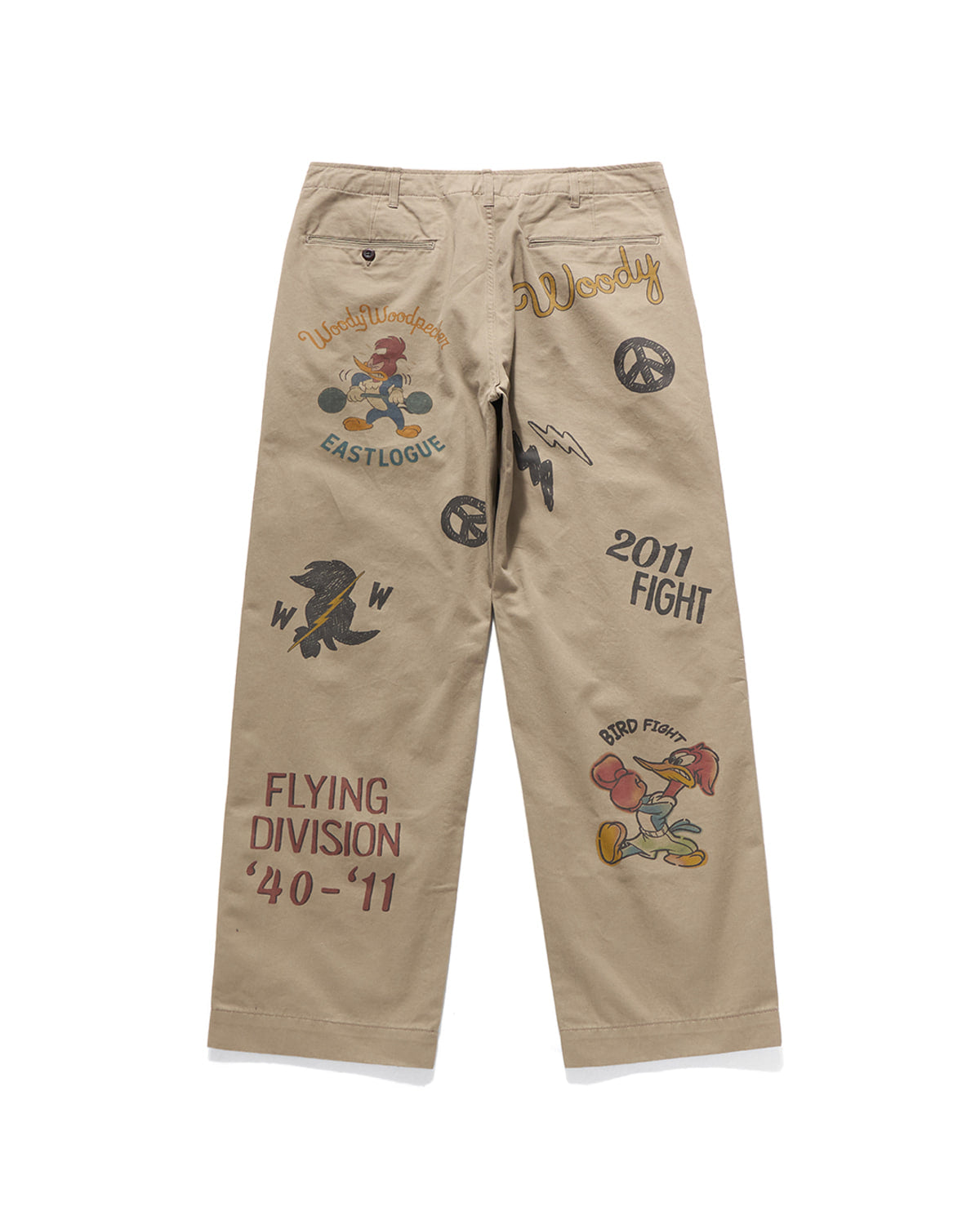Eastlogue - Vintage Printing Chino Pants (Sand) product image 2 | TRAB K-Fashion Australia