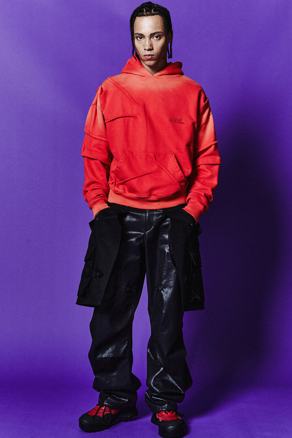 Andersson Bell - Mardro Gradient Hoodie (Tangerine) product image 5 | TRAB K-Fashion Australia