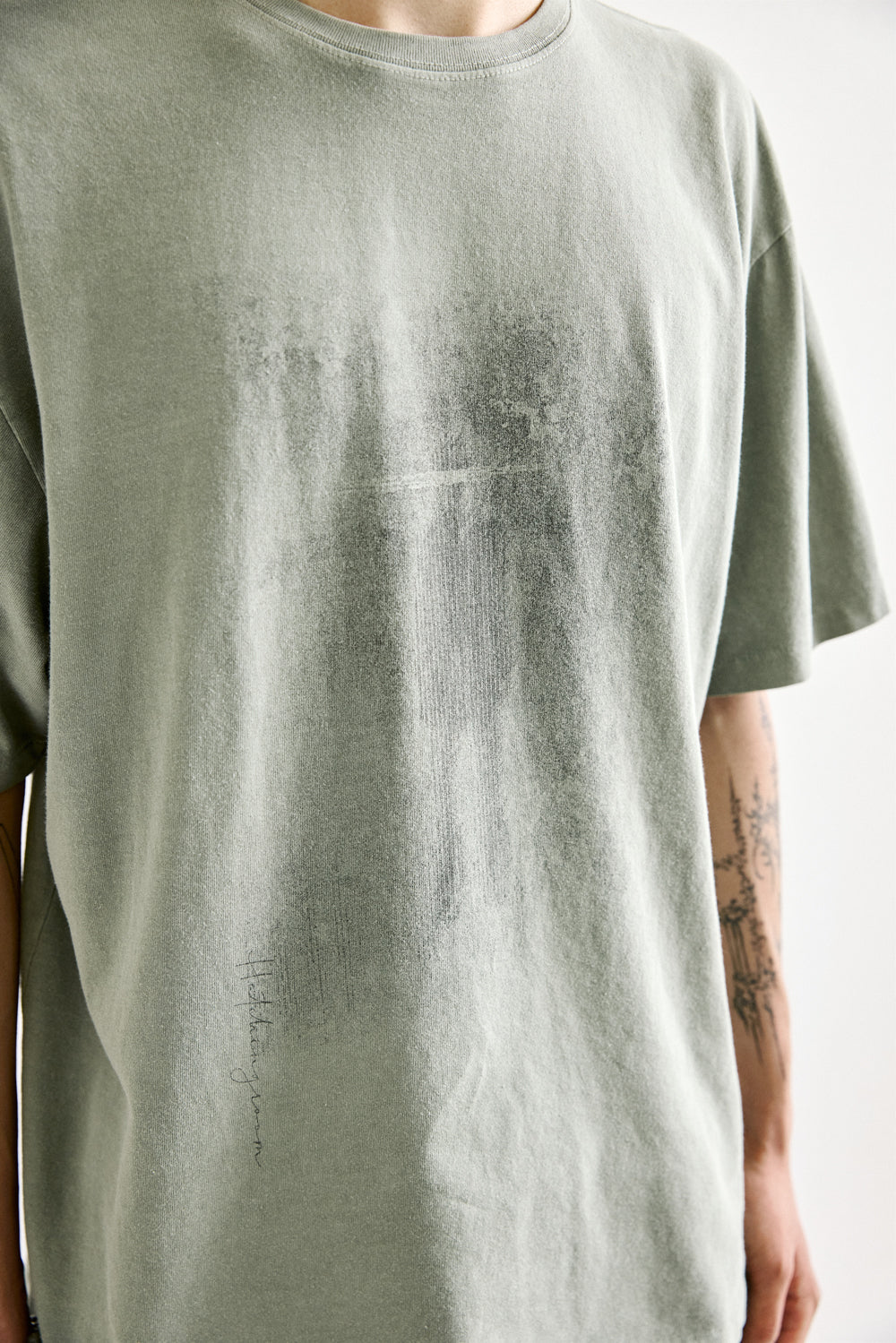 Hatchingroom - New Ghost Tee Over Dyed Vintage (Green) product image 7 | TRAB K-Fashion Australia