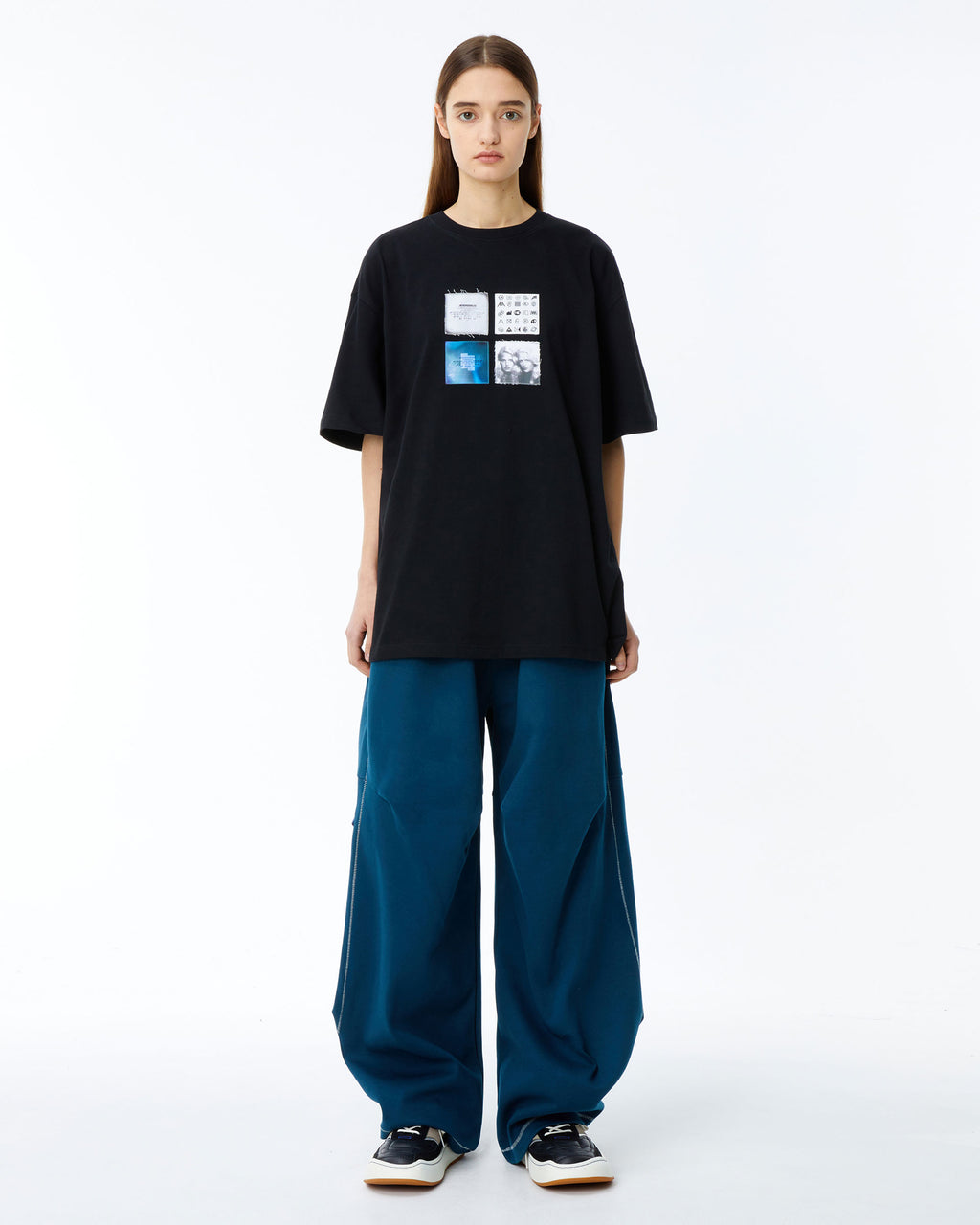 Ader Error - Mati t-shirt (Noir) product image 3 | TRAB K-Fashion Australia