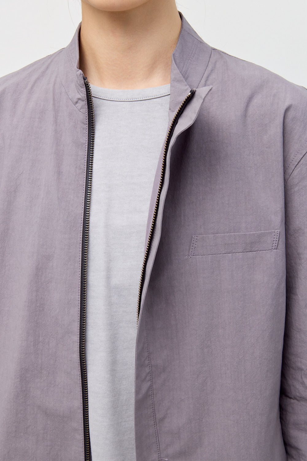 Hatchingroom - Slash Layer Shirket (Purple Grey) product image 8 | TRAB K-Fashion Australia