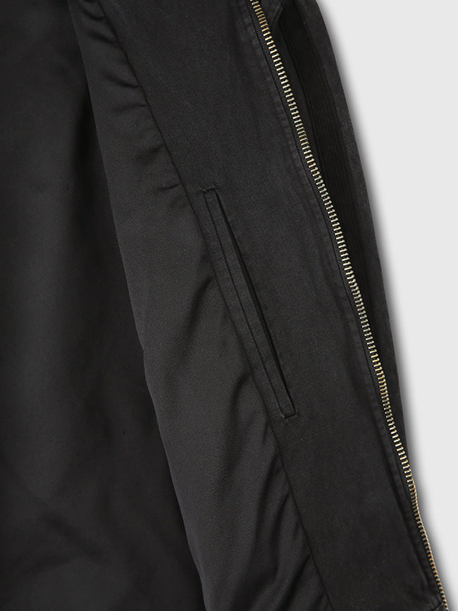 Tonywack - Garment-Dyeing Hard Twist Cotton Café Racer Jacket (Faded Black) product image 13 | TRAB K-Fashion Australia