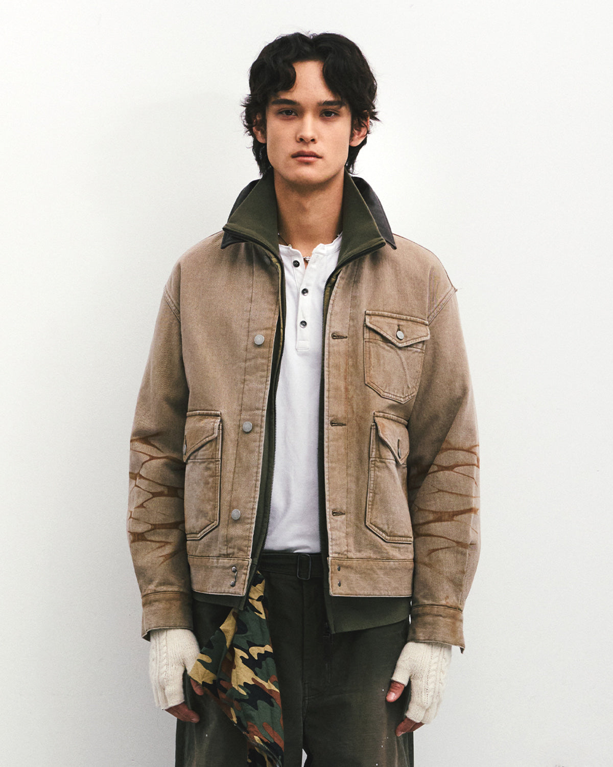 Eastlogue - Trapper Jacket (Vintage Khaki) product image 2 | TRAB K-Fashion Australia