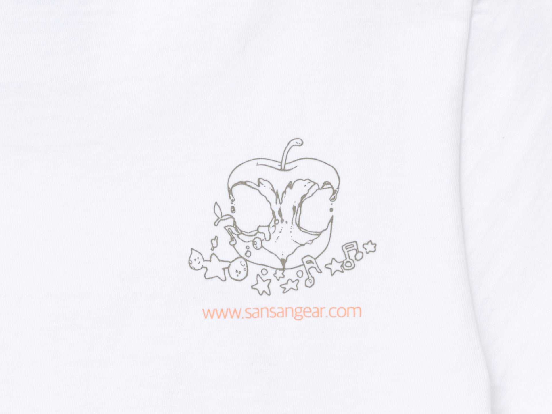 San San Gear - Pulse Of Rebirth T-Shirt_0 (White) product image 8 | TRAB K-Fashion Australia