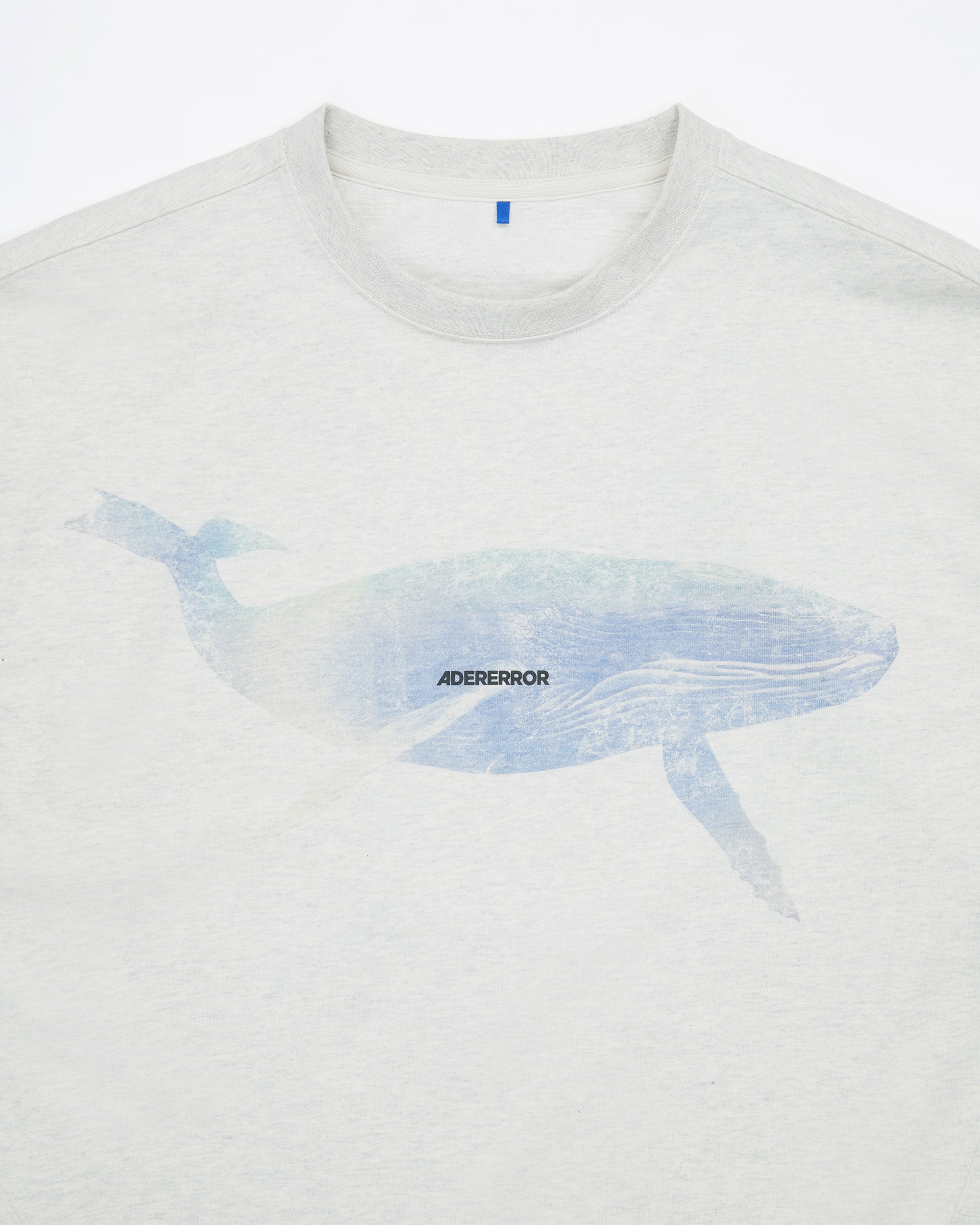 Ader Error - Blue whale t-shirt (Oatmeal) product image 6 | TRAB K-Fashion Australia
