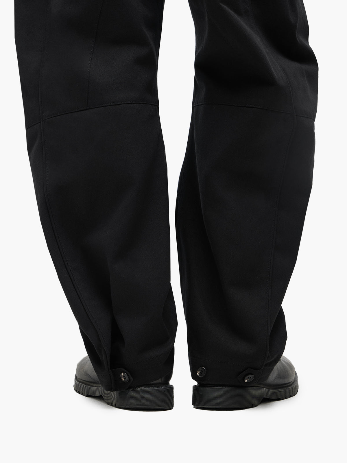 Jiyong Kim - Multi Pocket Curved Trousers (Black) product image 9 | TRAB K-Fashion Australia