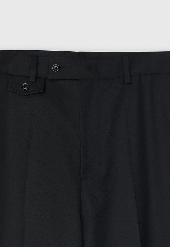 Tonywack - Wool Twill Layered Trousers (Black) product image 8 | TRAB K-Fashion Australia