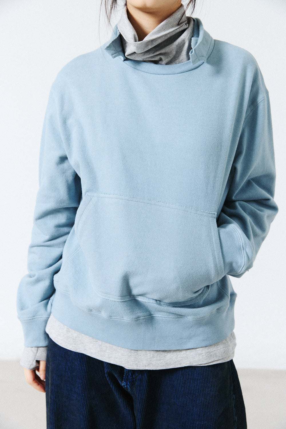 Hatchingroom - Overlay Sweatshirt Blue (Grey) product image 10 | TRAB K-Fashion Australia