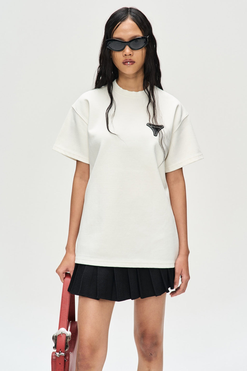 Andersson Bell - Unisex Stool Patch Logo T-Shirts (White) product image 5 | TRAB K-Fashion Australia