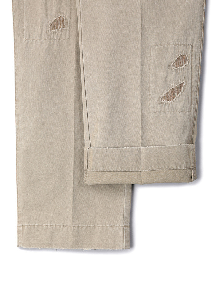Art if acts - Sashiko Chino Pants (Beige) product image 14 | TRAB K-Fashion Australia