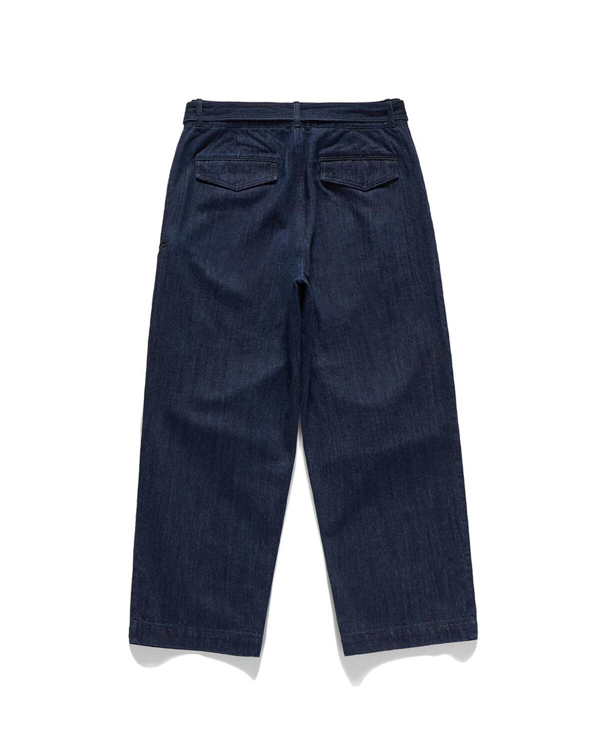 Eastlogue - Curve Knee Belted Pants (Indigo Denim) product image 6 | TRAB K-Fashion Australia