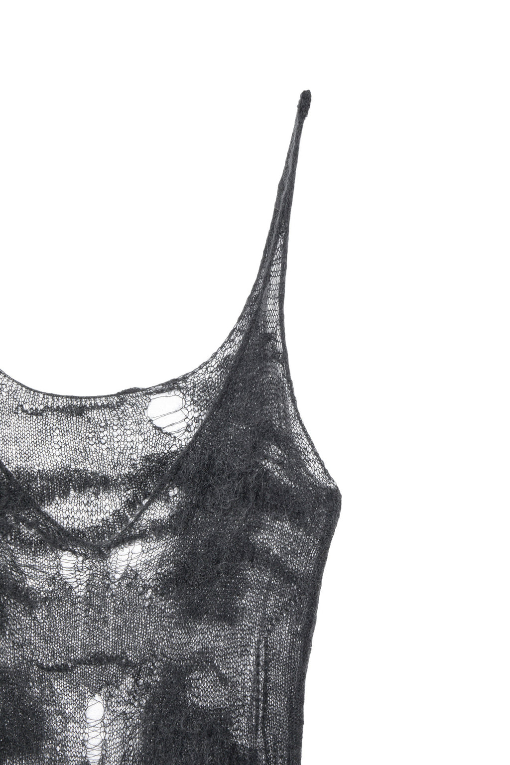 Deinet - Distressed Knit Vest (Charcoal) product image 4 | TRAB K-Fashion Australia