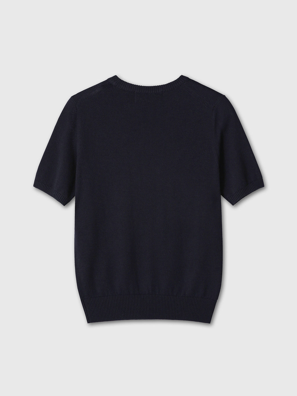 Tonywack - Superfine Wool Argyle Crew Neck Sweater (Navy Wax Yellow) product image 8 | TRAB K-Fashion Australia