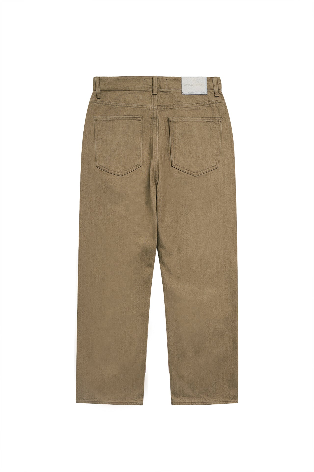 Stu - Straight Selvedge Denim Pants (Beige) product image 12 | TRAB K-Fashion Australia