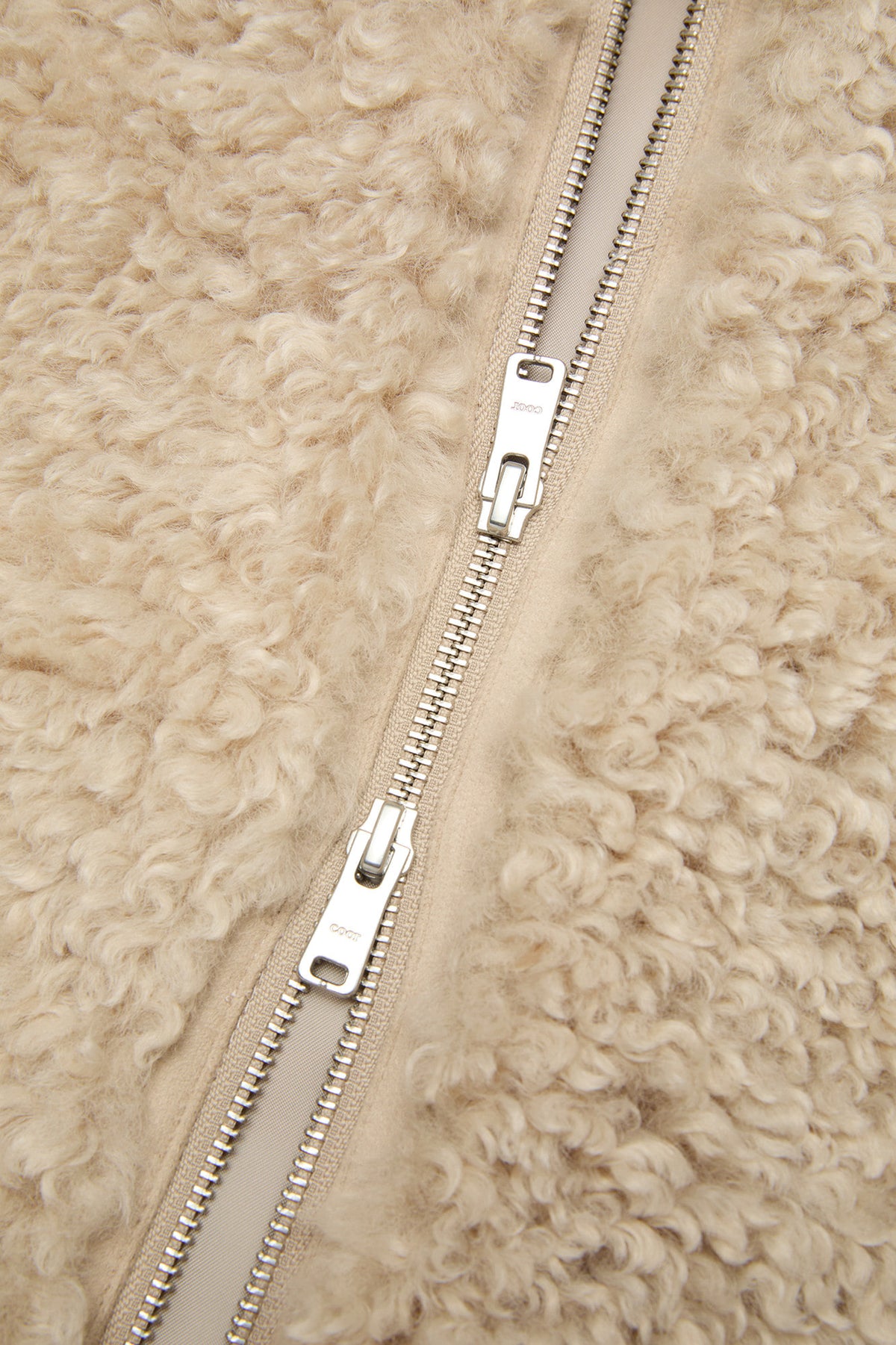 Coor - Curly Fake Fur Jumper (Beige) product image 7 | TRAB K-Fashion Australia