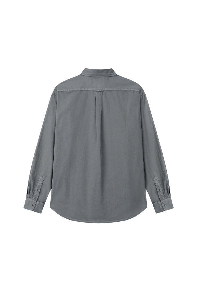 Art if acts - Padre Garment-dyed Shirt (Bluish Grey) product image 7 | TRAB K-Fashion Australia